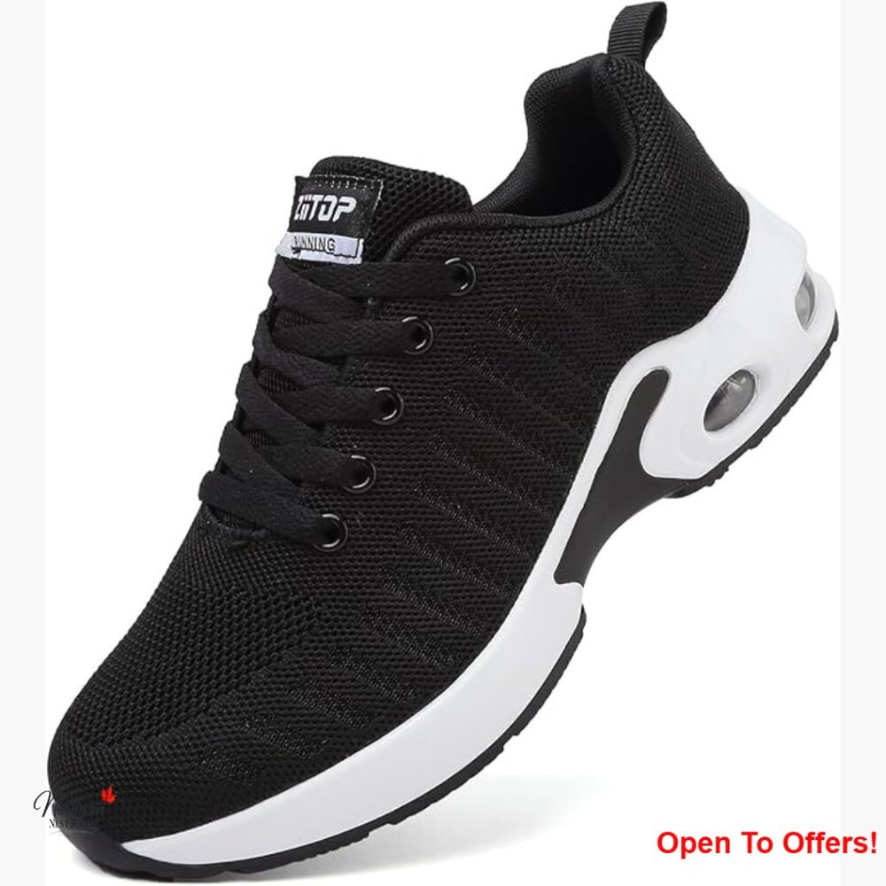 Lightweight Mesh Athletic Shoes with Air Cushion Technology